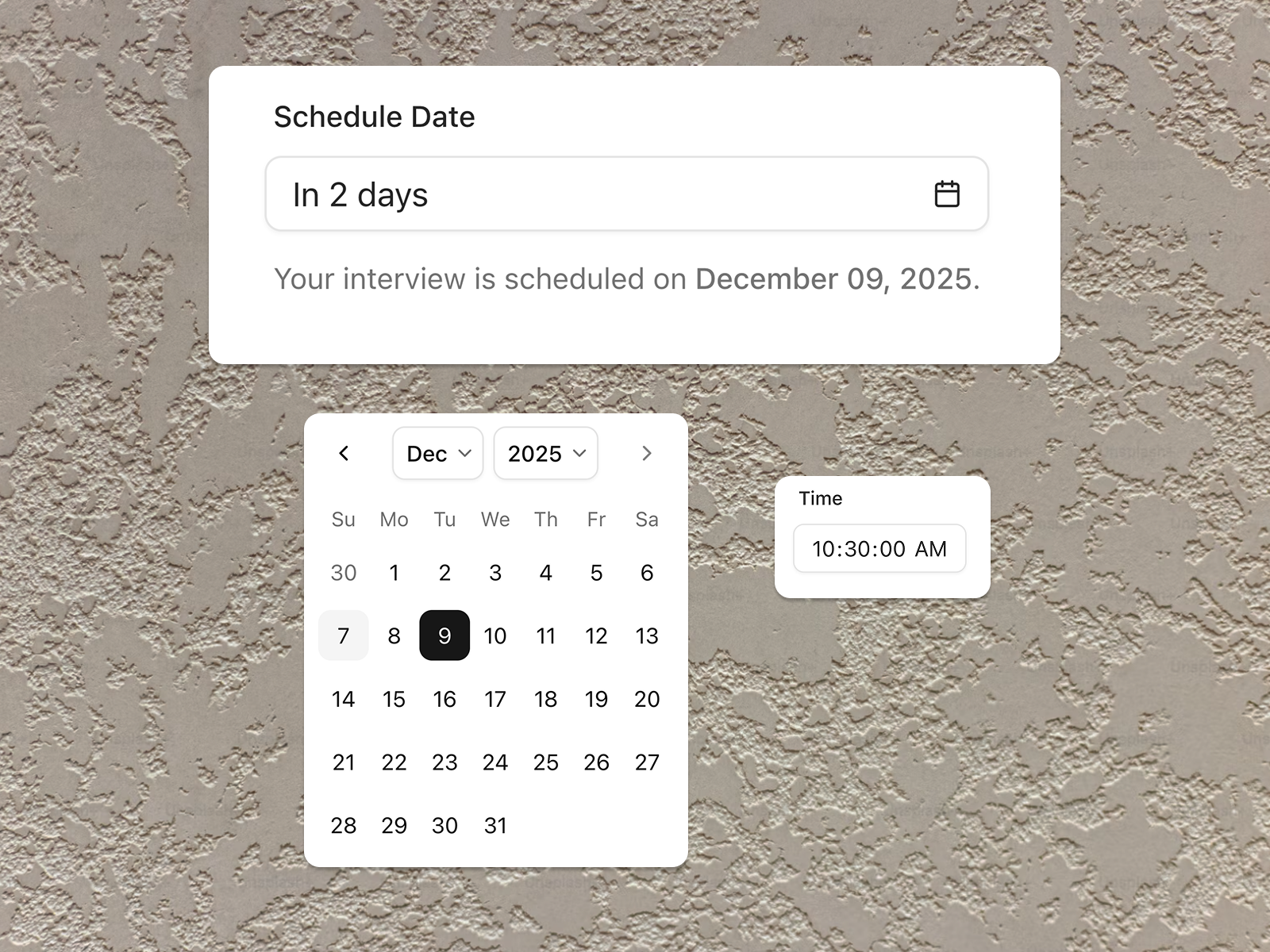 Schedule an Interview
